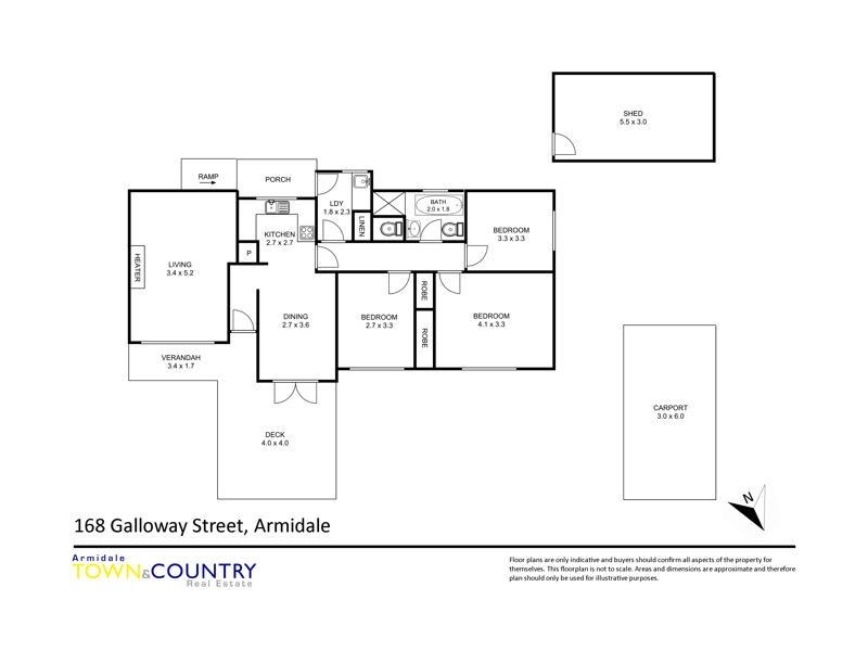 168 Galloway Street, Armidale NSW 2350 Floorplan
