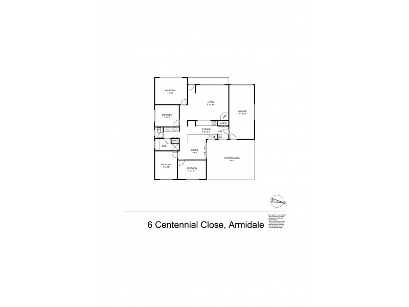 6 Centennial Close, Armidale NSW 2350 Floorplan