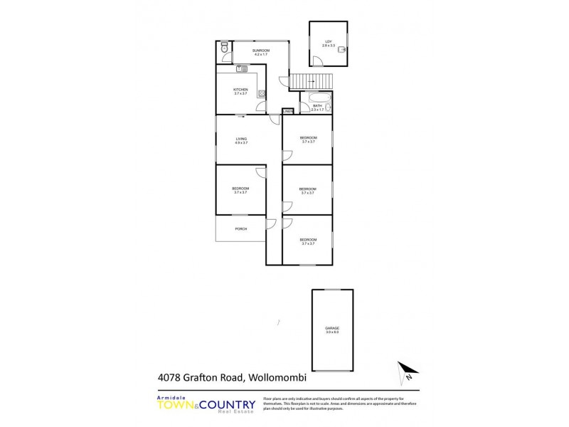 11 School Road, Wollomombi NSW 2350 Floorplan