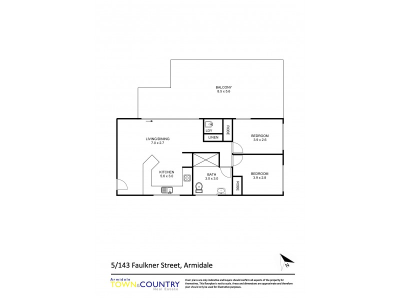5/143 Faulkner Street, Armidale NSW 2350 Floorplan