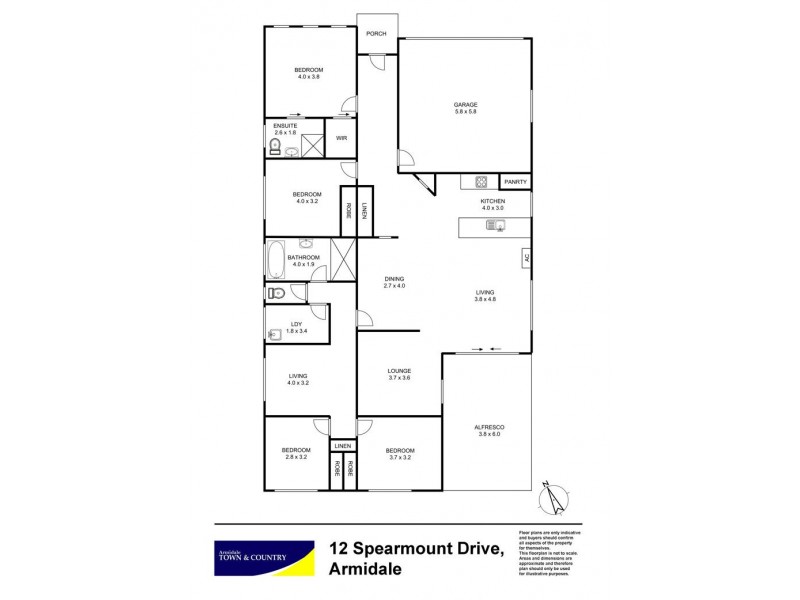 12 Spearmount Drive, Armidale NSW 2350 Floorplan
