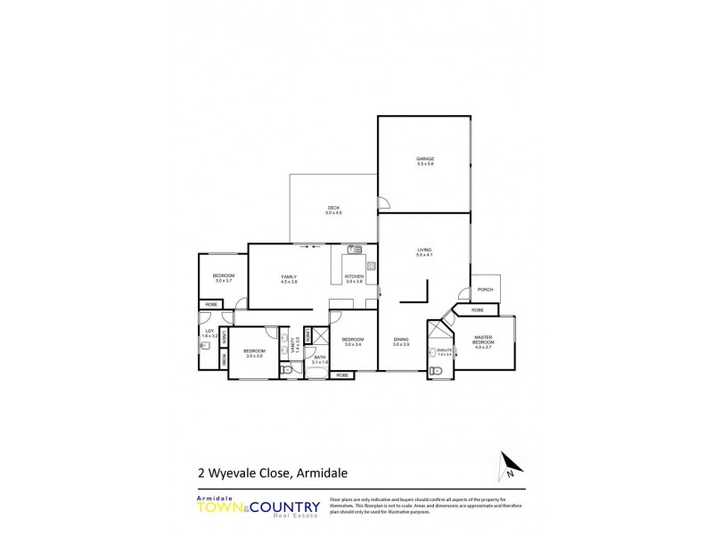2 Wyevale Close, Armidale NSW 2350 Floorplan