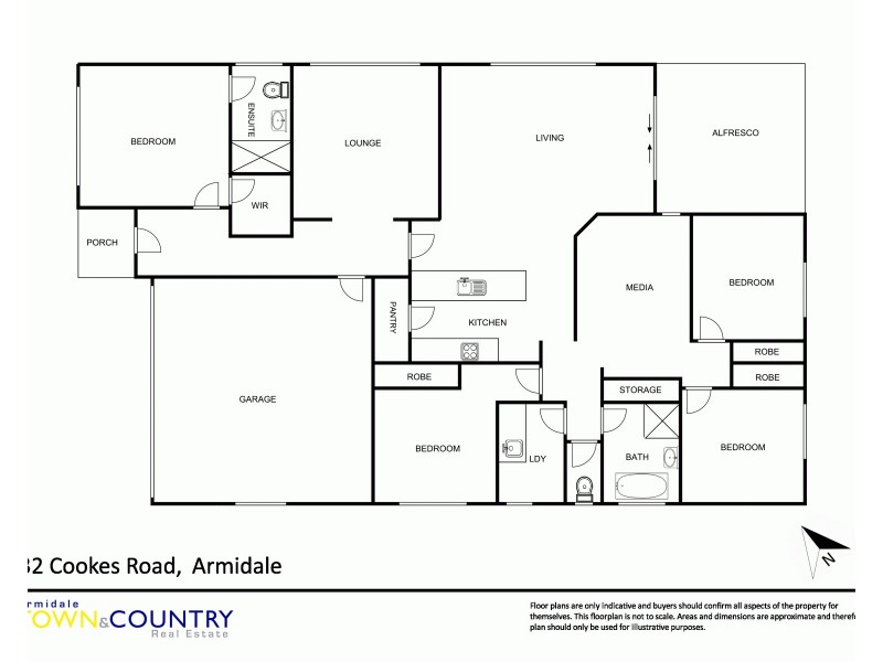 32 Cookes Road, Armidale NSW 2350 Floorplan