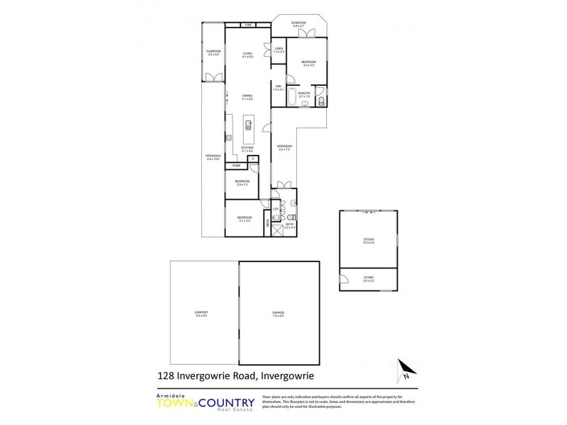 128 Invergowrie Road, Armidale NSW 2350 Floorplan