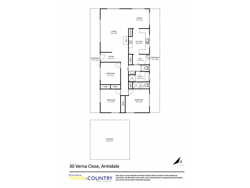 30 Verna Close, Armidale NSW 2350 Floorplan