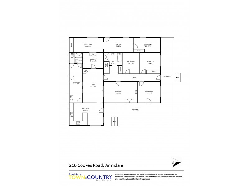 216 Cookes Road, Armidale NSW 2350 Floorplan