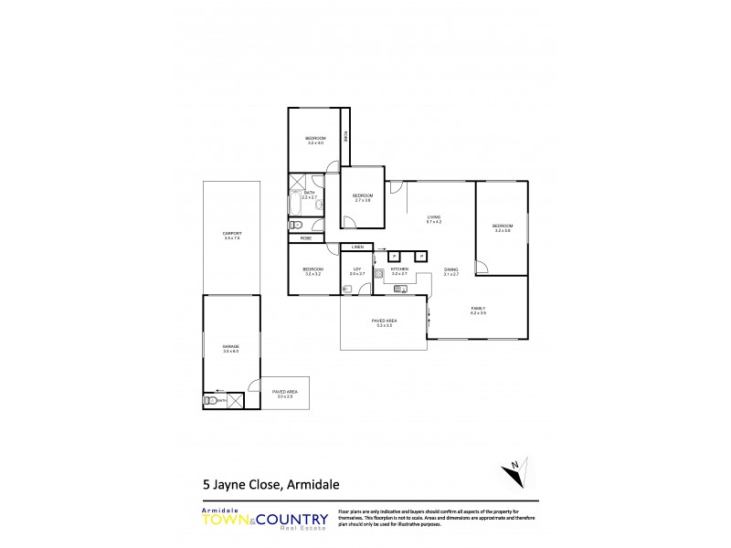 5 Jayne Close, Armidale NSW 2350 Floorplan