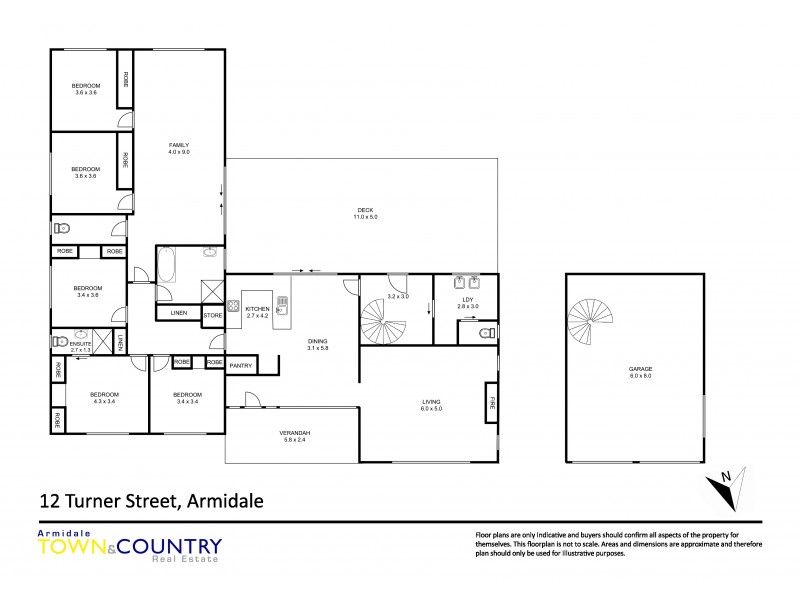 12 Turner Street, Armidale NSW 2350 Floorplan