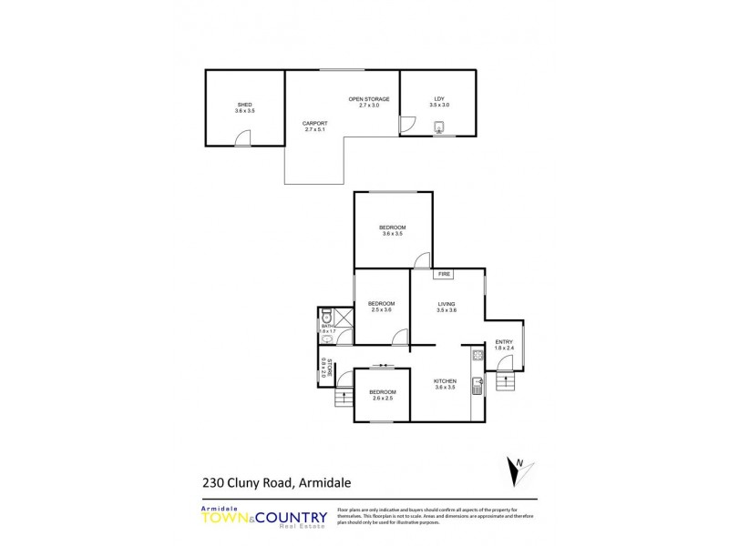 230 Cluny Road, Armidale NSW 2350 Floorplan