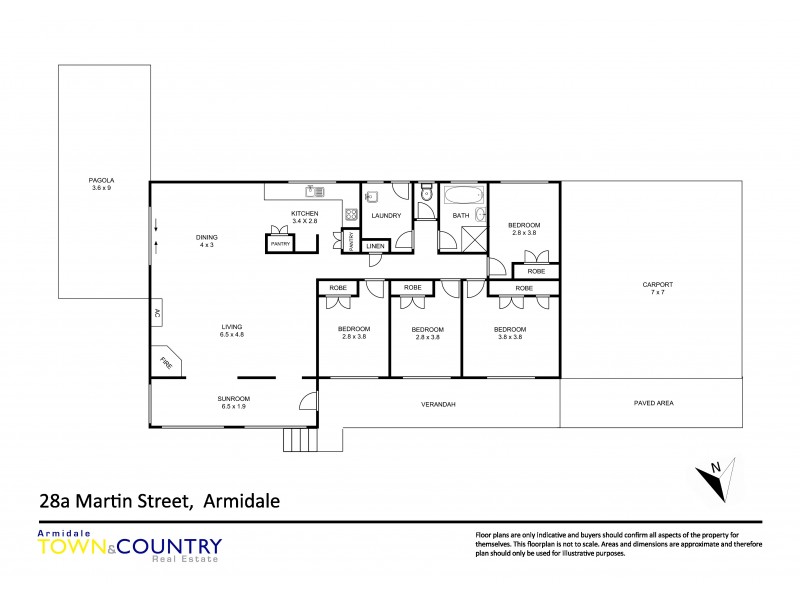 28A Martin Street, Armidale NSW 2350 Floorplan