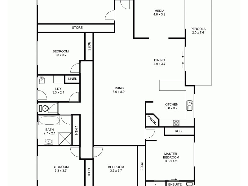 7 Rusden Court, Armidale NSW 2350 Floorplan