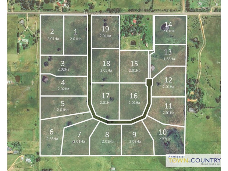 Lot 13 The “J.T Frazier Land Estate” Mundays Lane,, Armidale NSW 2350
