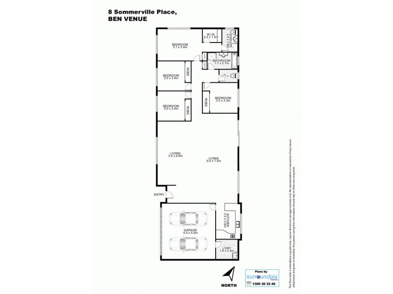 8 Somerville Close, Armidale NSW 2350 Floorplan