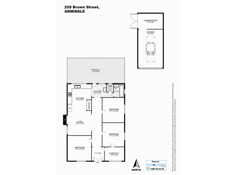 229 Brown Street, Armidale NSW 2350 Floorplan