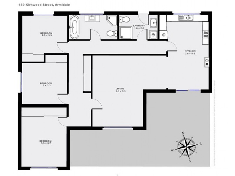 159 Kirkwood Street, Armidale NSW 2350 Floorplan