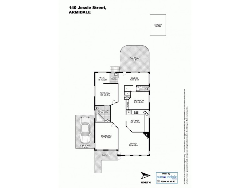140 Jessie Street, Armidale NSW 2350 Floorplan