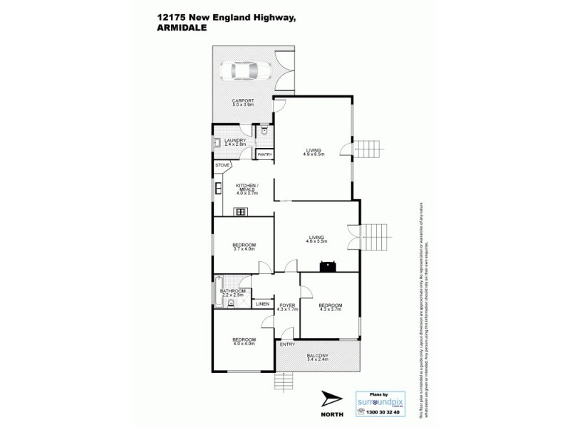12175 New England Highway Armidale, Armidale NSW 2350 Floorplan