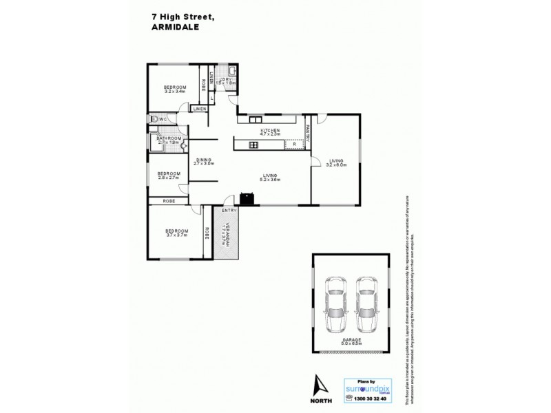 7 High Street, Armidale NSW 2350 Floorplan