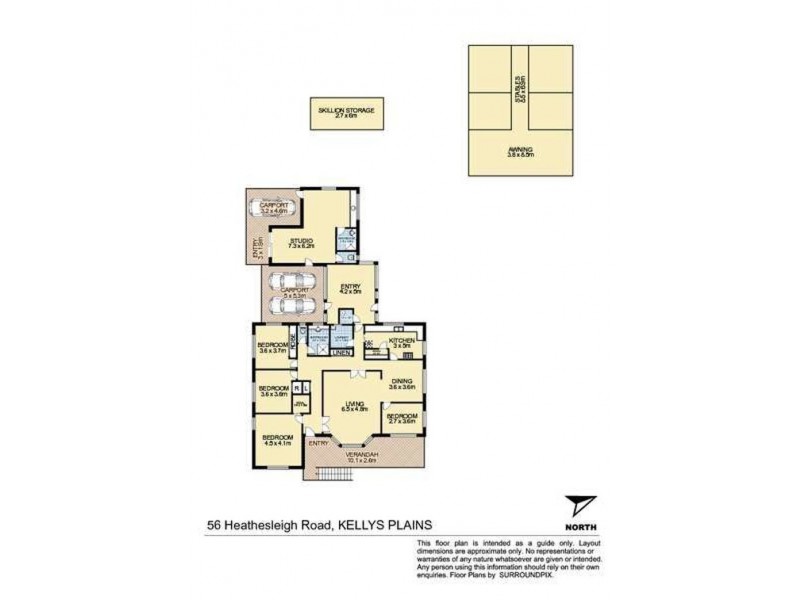 56 Heathersleigh Rd, Armidale NSW 2350 Floorplan