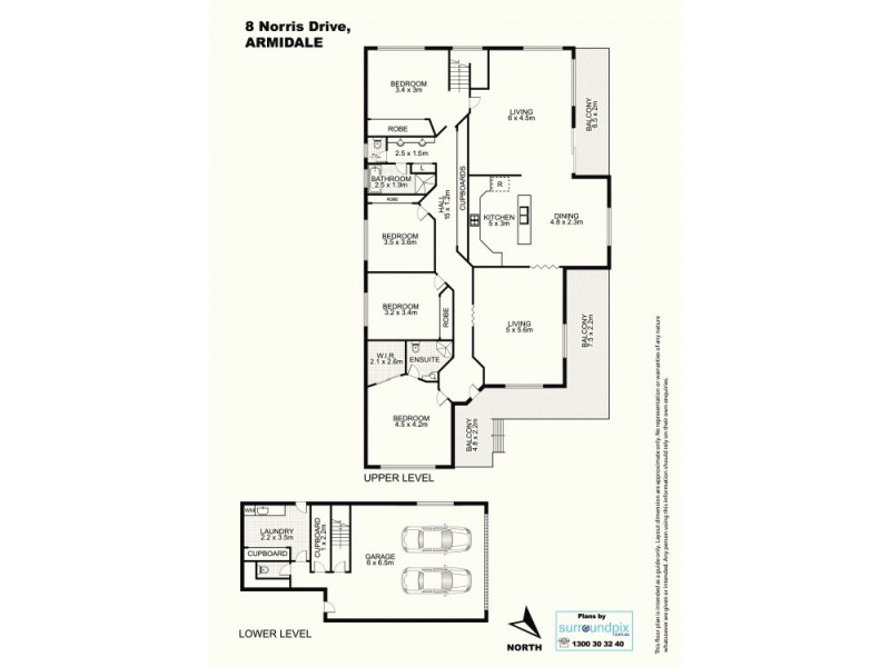 8 Norris Drive, Armidale NSW 2350 Floorplan