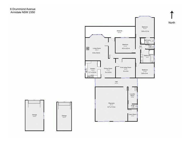 6 Drummond Avenue, Armidale NSW 2350 Floorplan