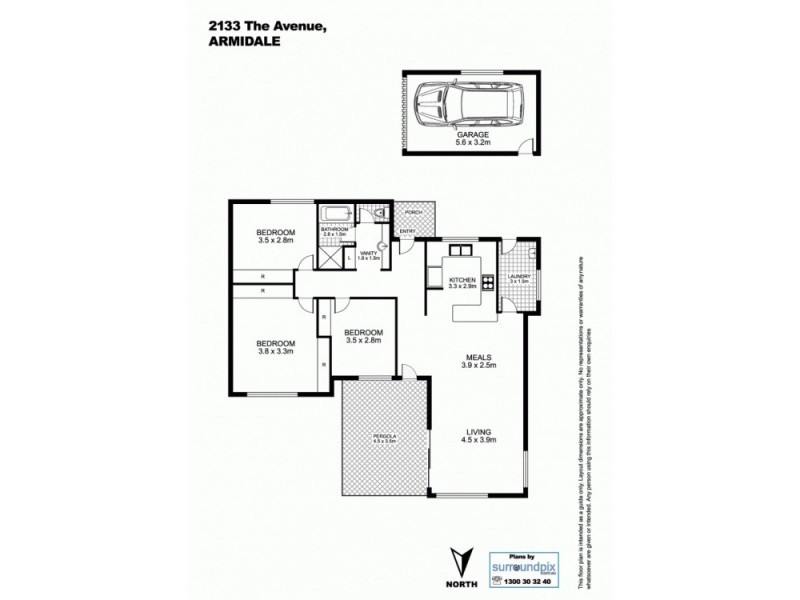 2/33 The Avenue, Armidale NSW 2350 Floorplan