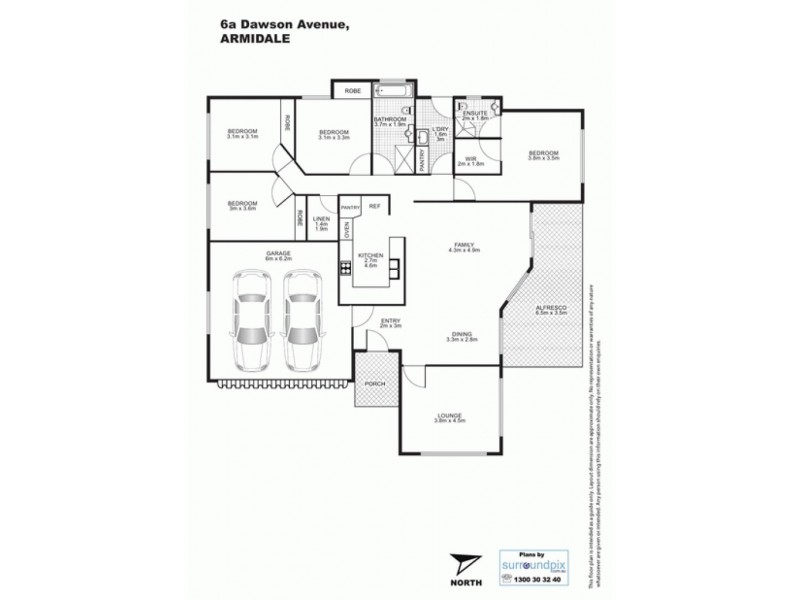 6a Dawson Avenue, Armidale NSW 2350 Floorplan