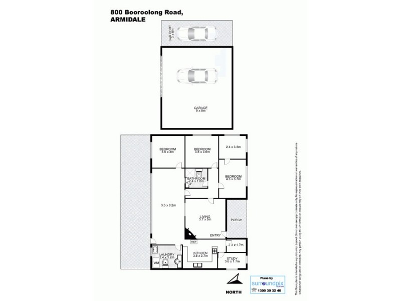 800 Boorolong Road, Armidale NSW 2350 Floorplan