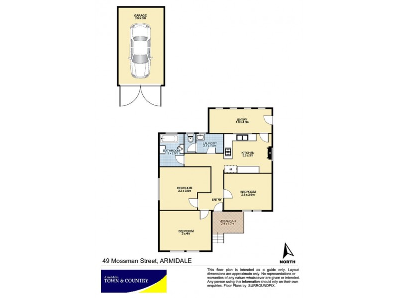 49 Mossman St, Armidale NSW 2350 Floorplan