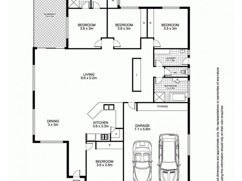 22 Rusden Court, Armidale NSW 2350 Floorplan