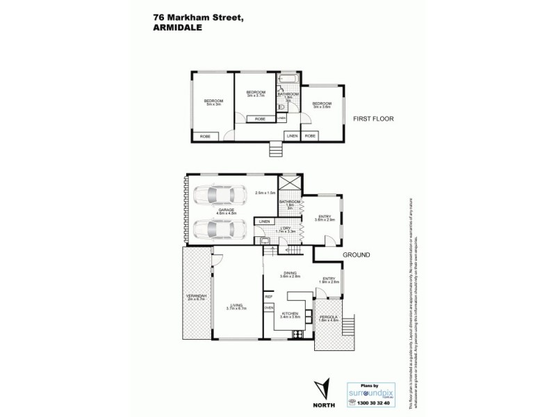 76 Markham Street, Armidale NSW 2350 Floorplan