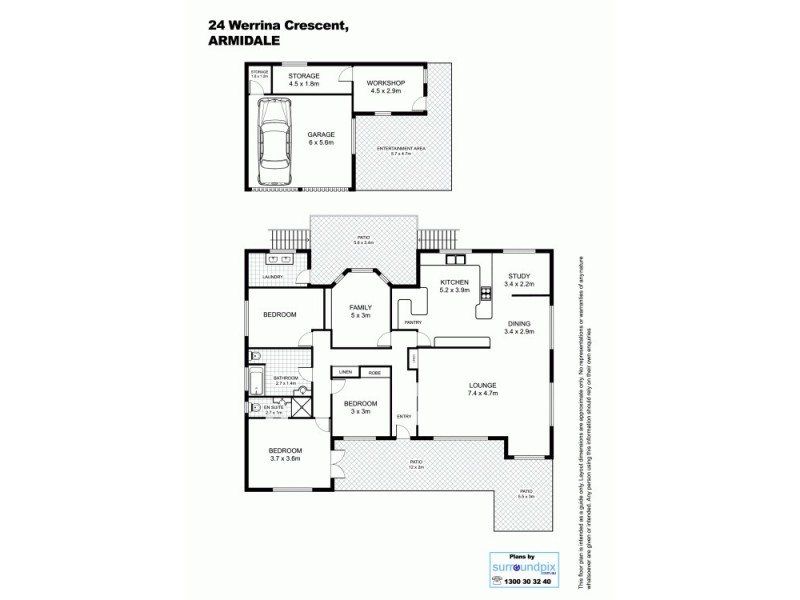 24 Werrina Crescent, Armidale NSW 2350 Floorplan