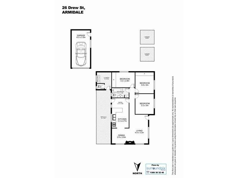 26 Drew Street, Armidale NSW 2350 Floorplan