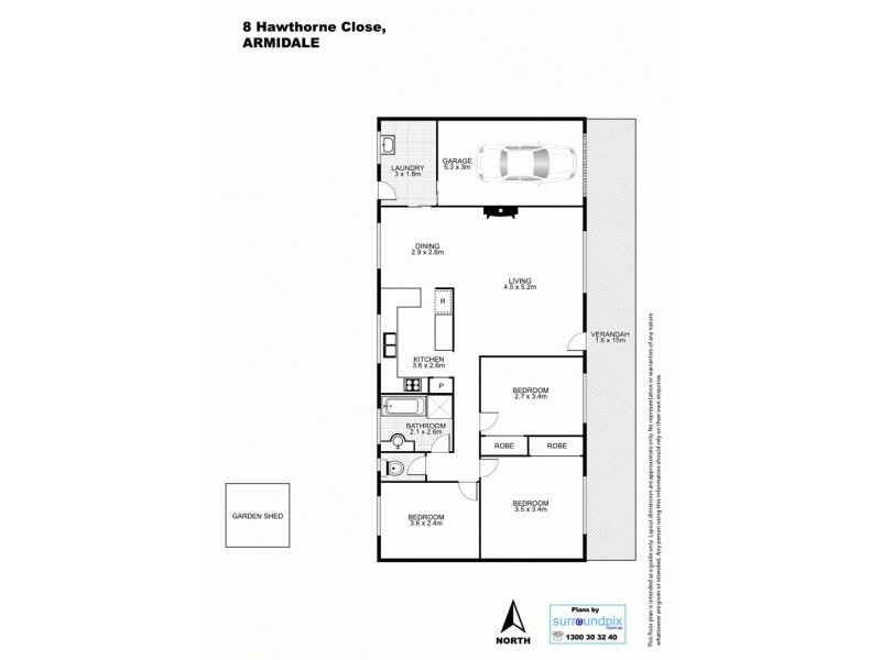 8 Hawthorne, Armidale NSW 2350 Floorplan
