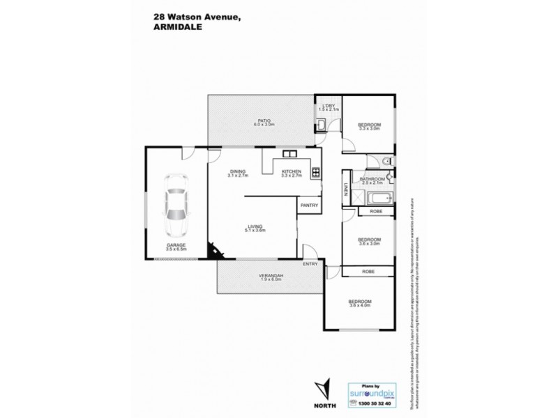 28 Watson Avenue, Armidale NSW 2350 Floorplan