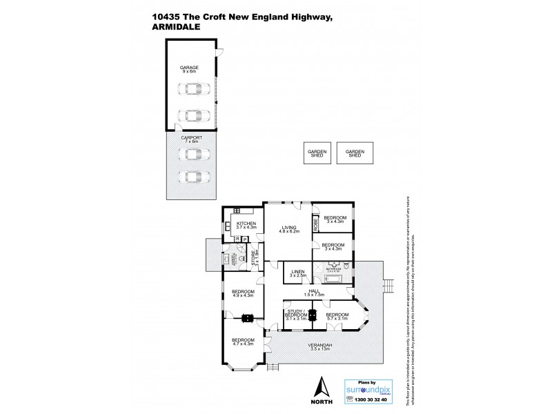 10435 New England Highway, Armidale NSW 2350 Floorplan
