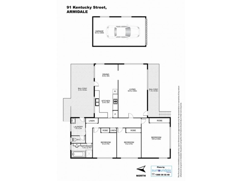 91 Kentucky Street, Armidale NSW 2350 Floorplan