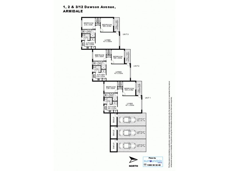 1/12 Dawson Avenue, Armidale NSW 2350 Floorplan