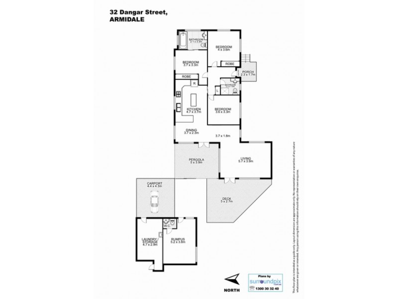 32 Dangar Street, Armidale NSW 2350 Floorplan