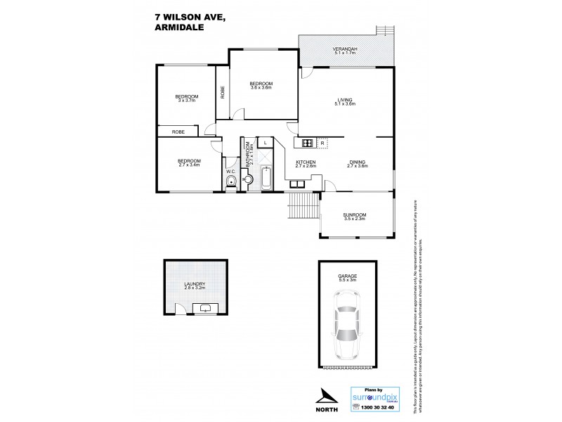 7 Wilson Avenue, Armidale NSW 2350 Floorplan