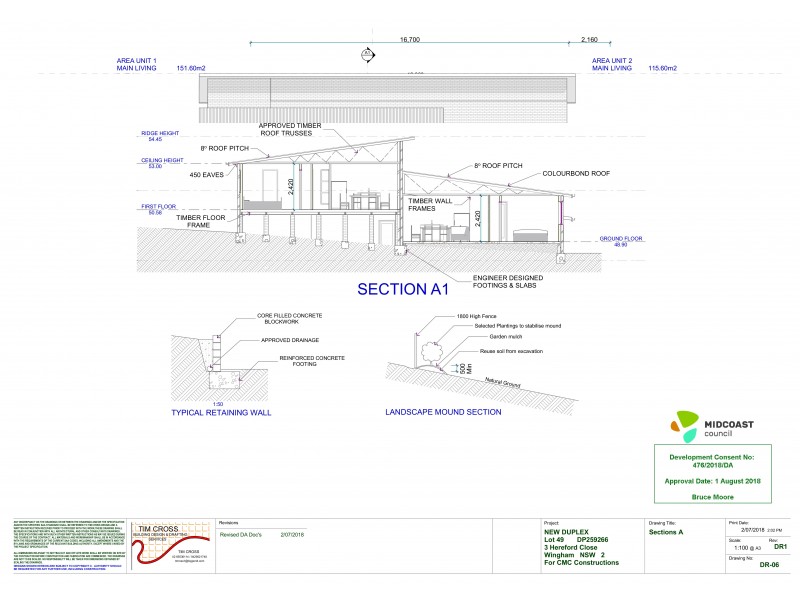 Duplex 1 & 2/3 Hereford Close, Wingham NSW 2429 Floorplan