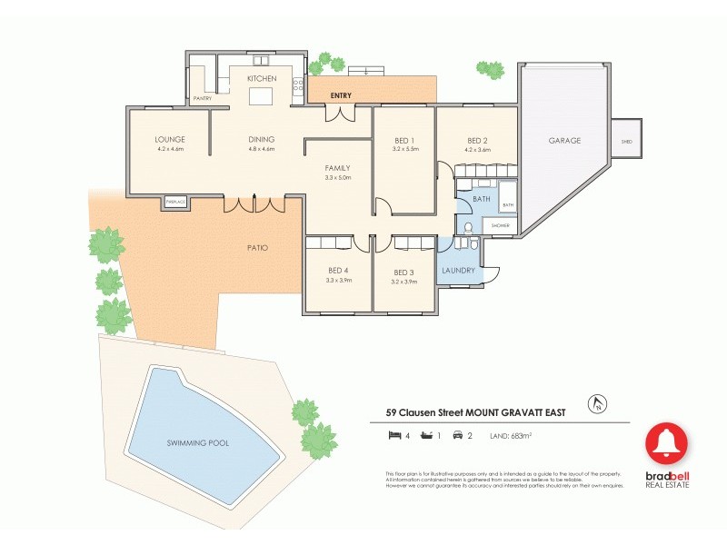 59 Clausen Street, Mount Gravatt East QLD 4122 Floorplan