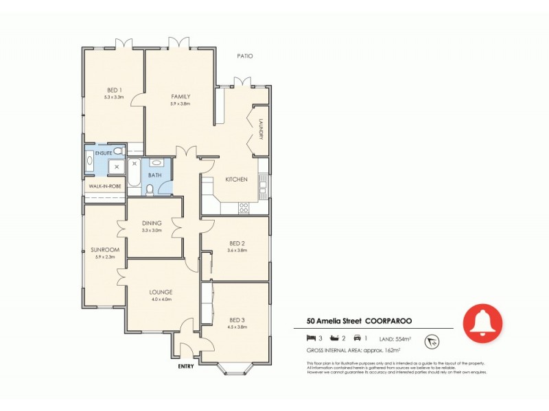 50 Amelia Street, Coorparoo QLD 4151 Floorplan