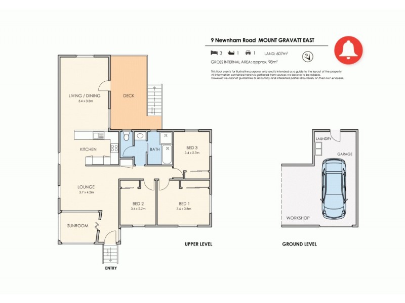 9 Newnham Road, Mount Gravatt East QLD 4122 Floorplan