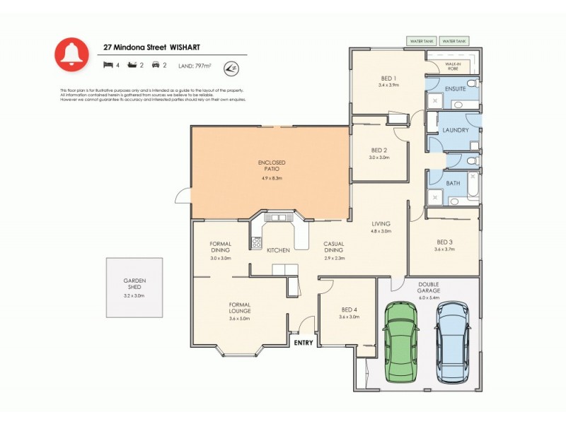27 Mindona Street, Wishart QLD 4122 Floorplan