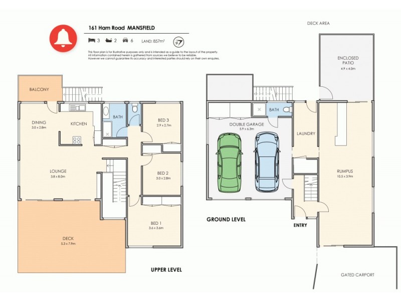 161 Ham Road, Mansfield QLD 4122 Floorplan