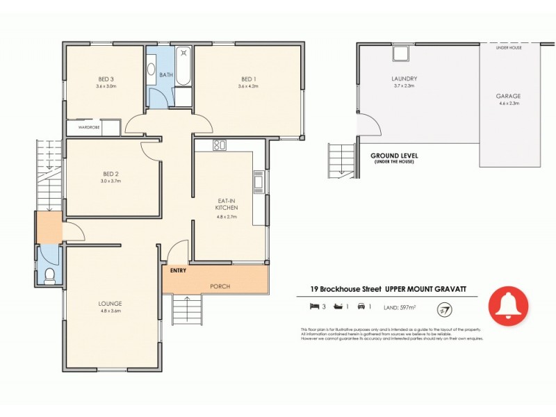 19 Brockhouse Street, Upper Mount Gravatt QLD 4122 Floorplan