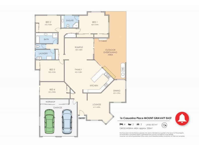 16 Casuarina Place, Mount Gravatt East QLD 4122 Floorplan