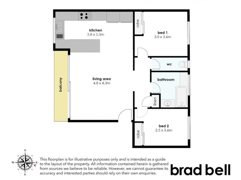 5/29 Beatrice Street, Greenslopes QLD 4120 Floorplan
