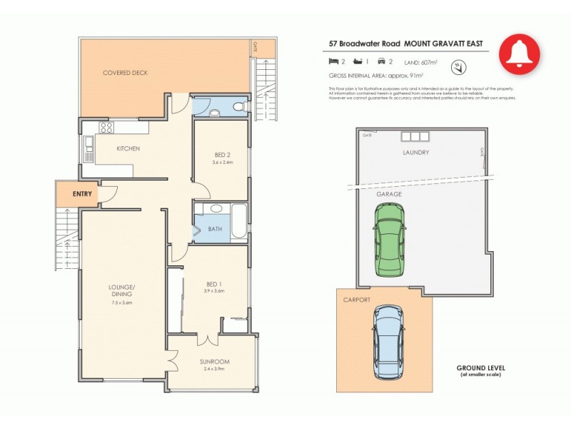 57 Broadwater Road, Mount Gravatt East QLD 4122 Floorplan